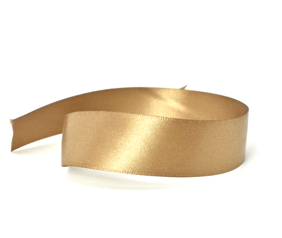 RIBBON SATIN GOLD 25X50 (4050/18) X1